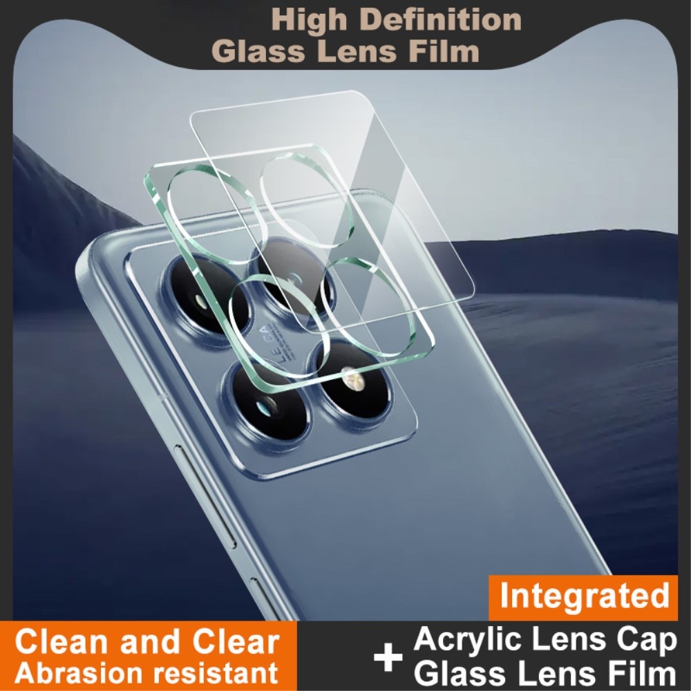 Cubre objetivo de cristal templado de 0,2mm Xiaomi 14T Pro Transparente