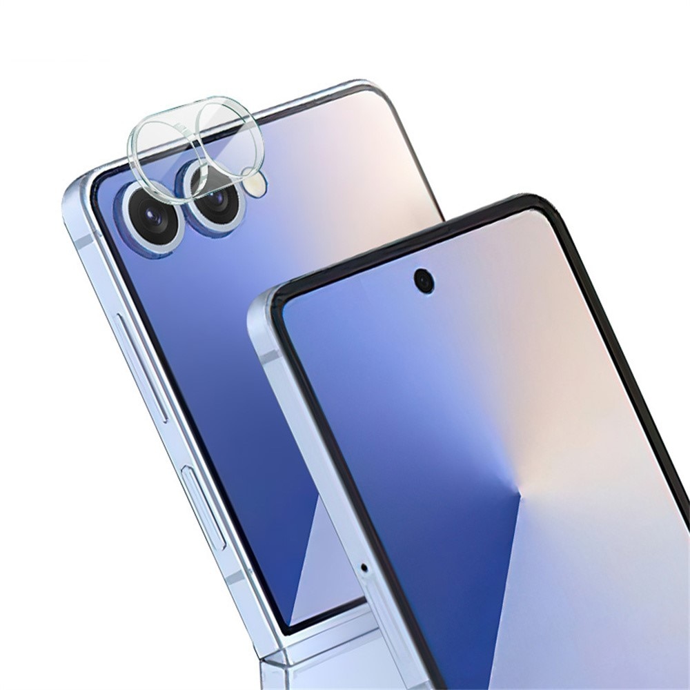 Cubre objetivo de cristal templado de 0,2mm Samsung Galaxy Z Flip 7 Transparente