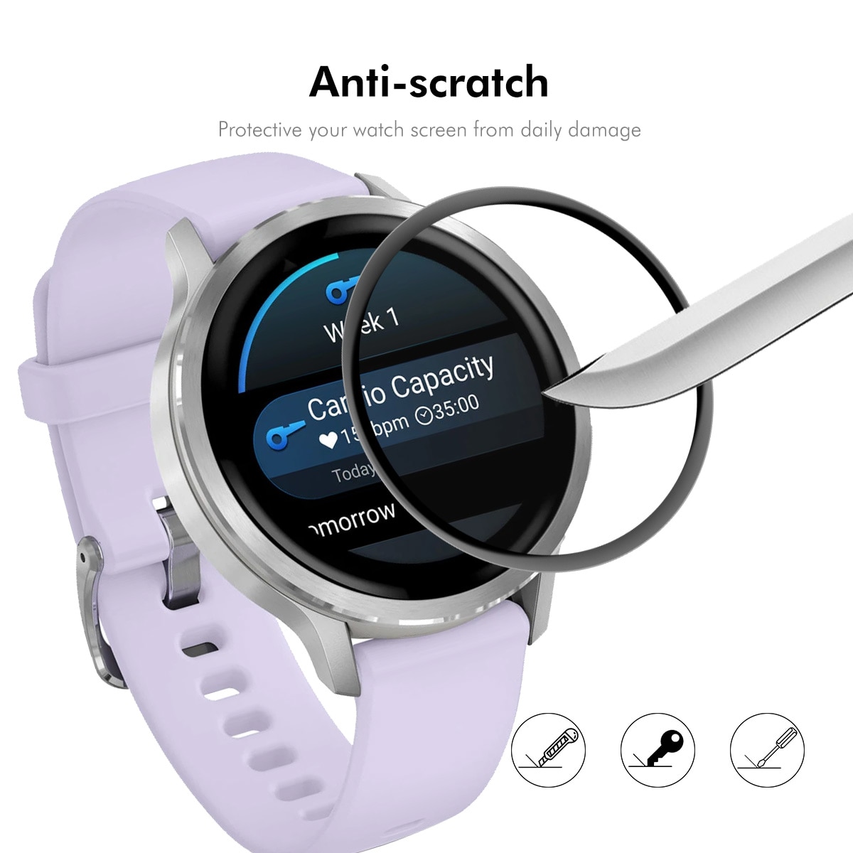 Protector de pantalla de plexiglás Garmin Venu 4 41mm