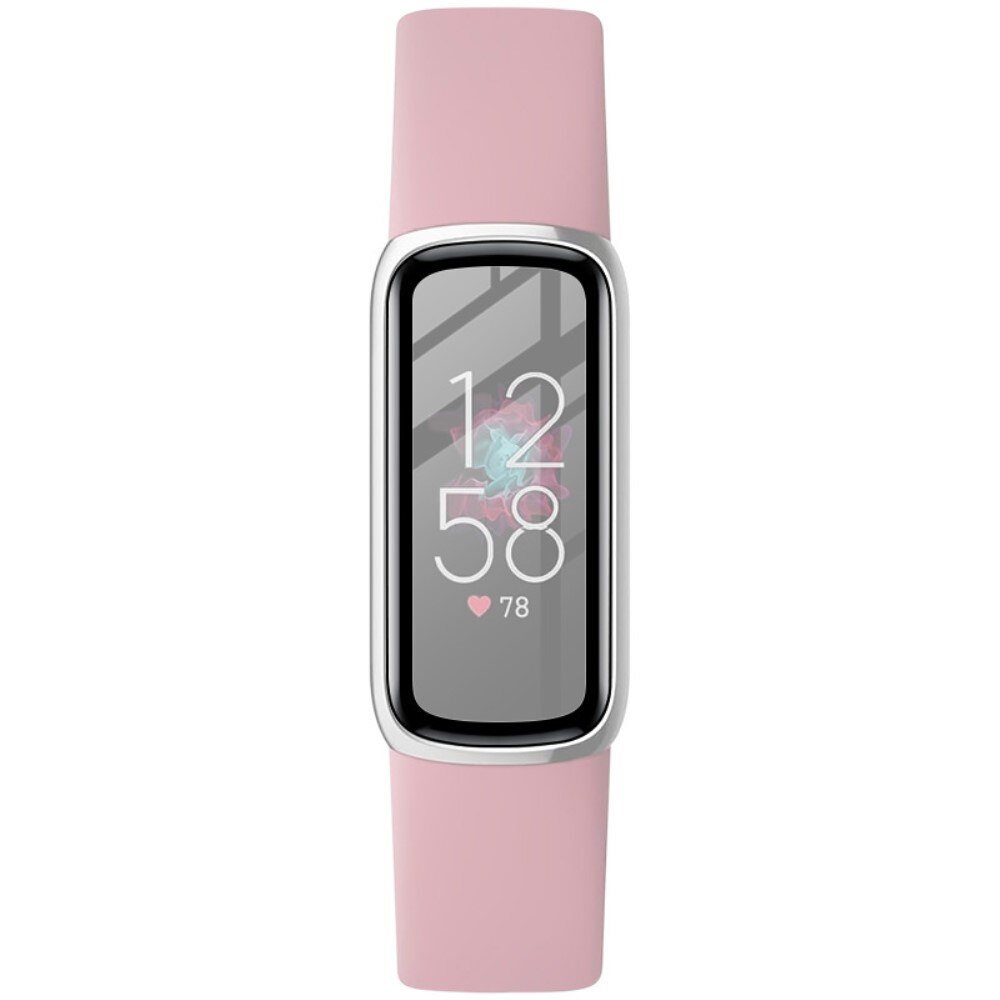 Protector de pantalla de plexiglás Fitbit Luxe Transparente/Negro