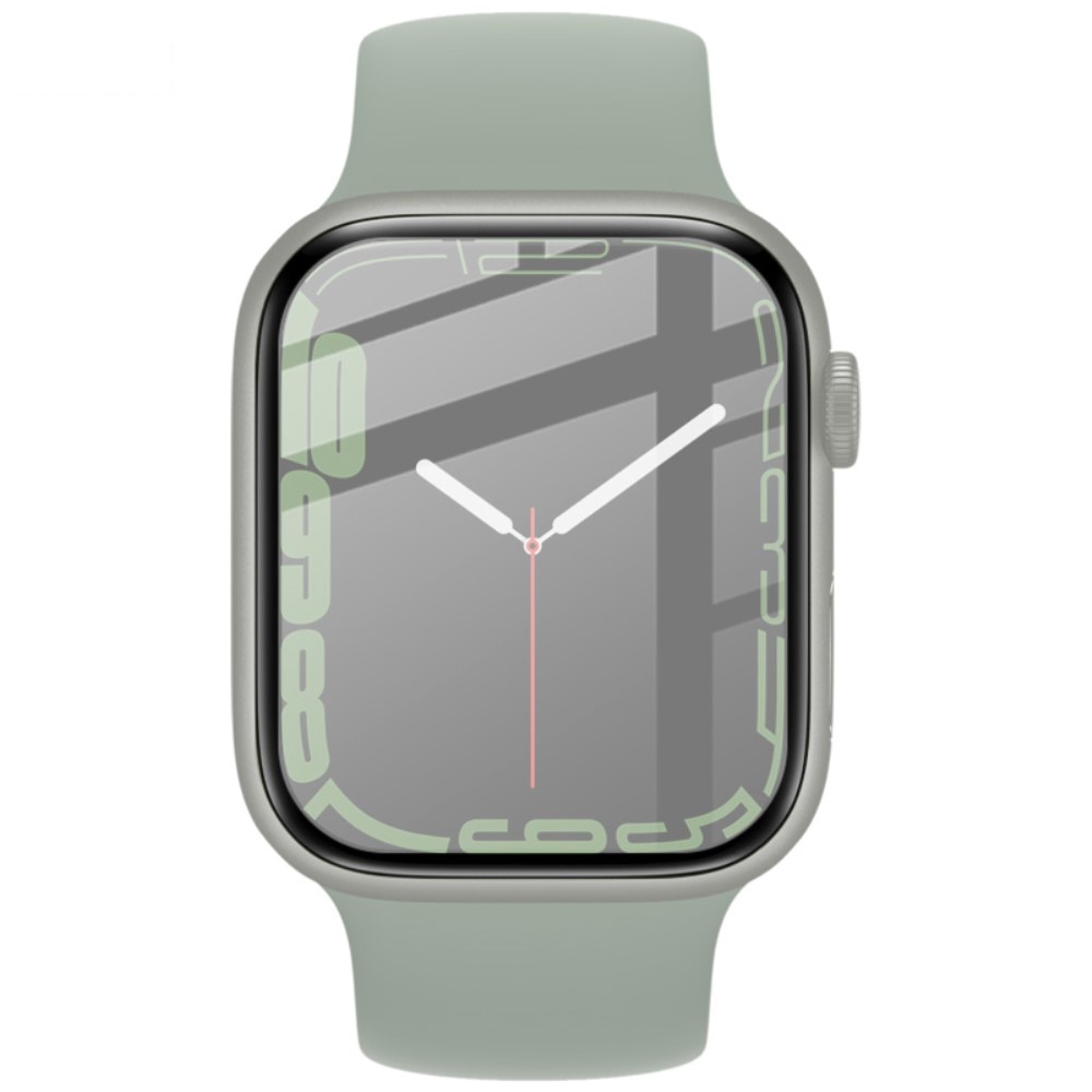 Protector de pantalla de plexiglás Apple Watch 45mm Series 8 Transparente/Negro