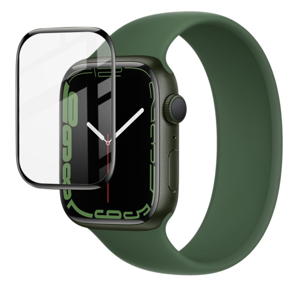 Protector de pantalla de plexiglás Apple Watch 45mm Series 8 Transparente/Negro