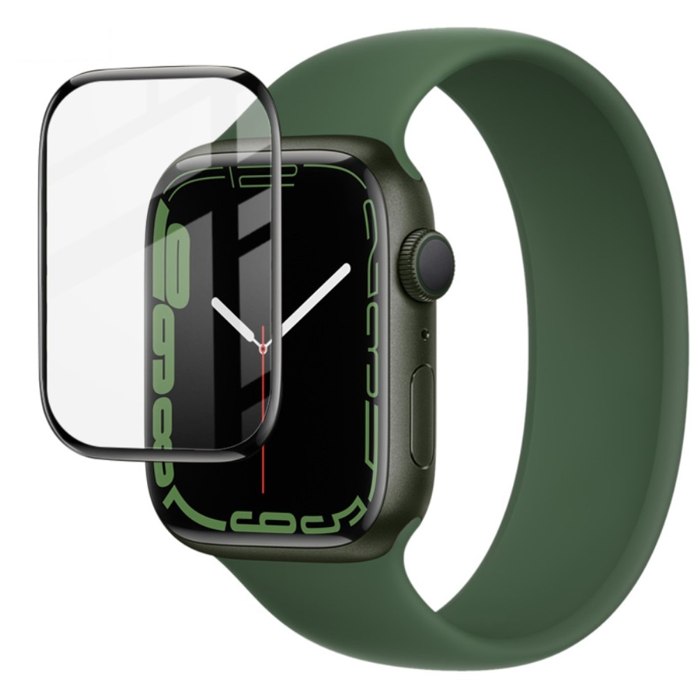 Protector de pantalla de plexiglás Apple Watch 41mm Series 8 Transparente/Negro