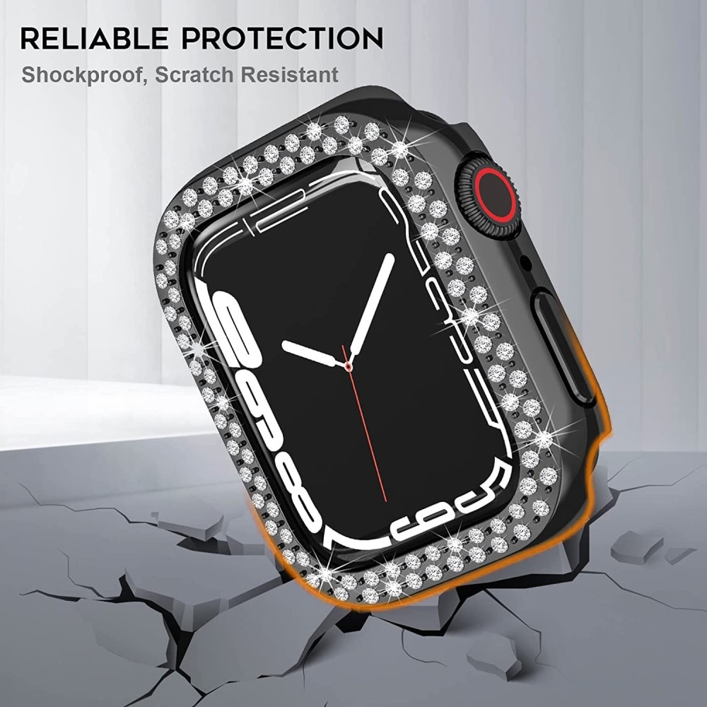 Funda Rhinestone Apple Watch 40mm negro