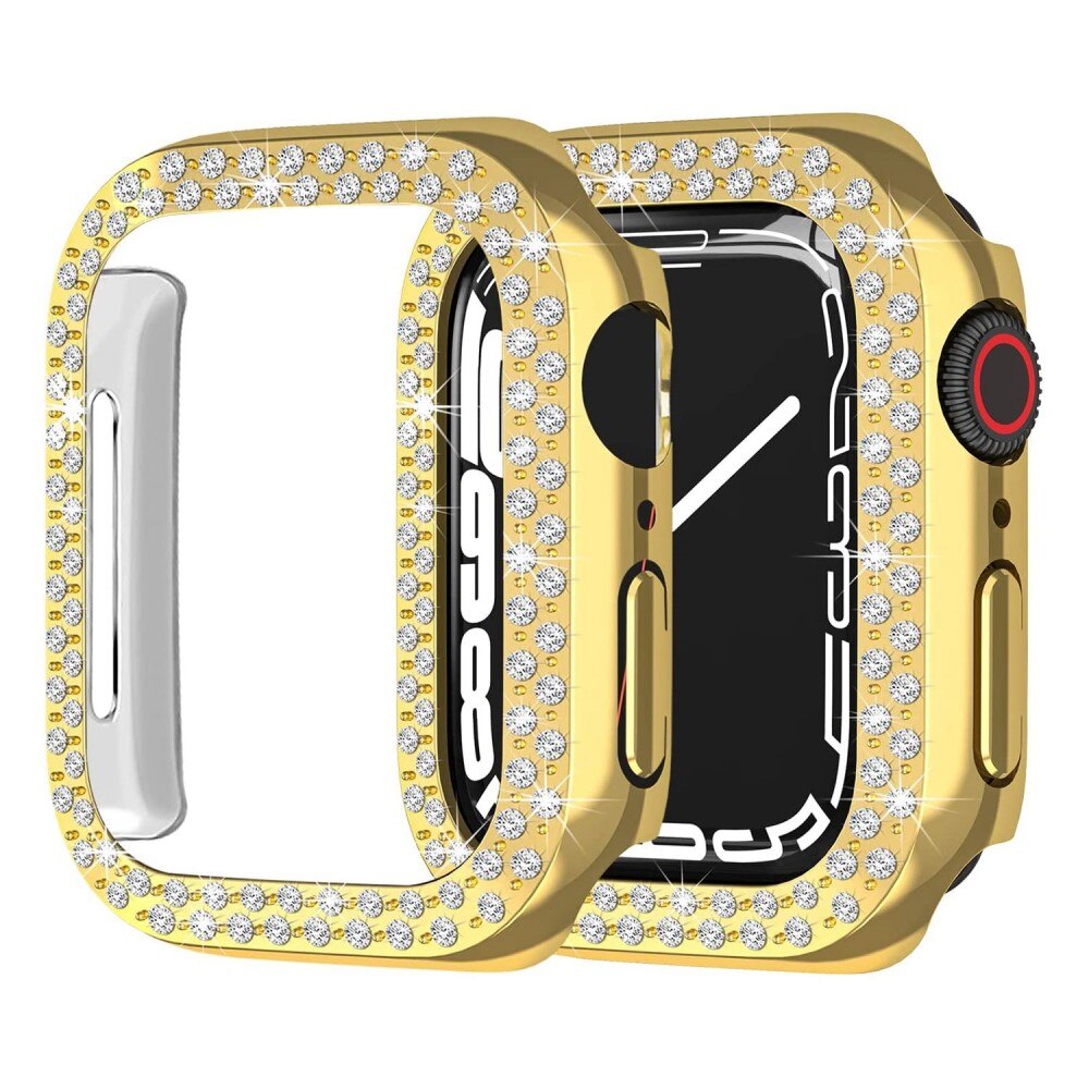 Funda Rhinestone Apple Watch 40mm oro