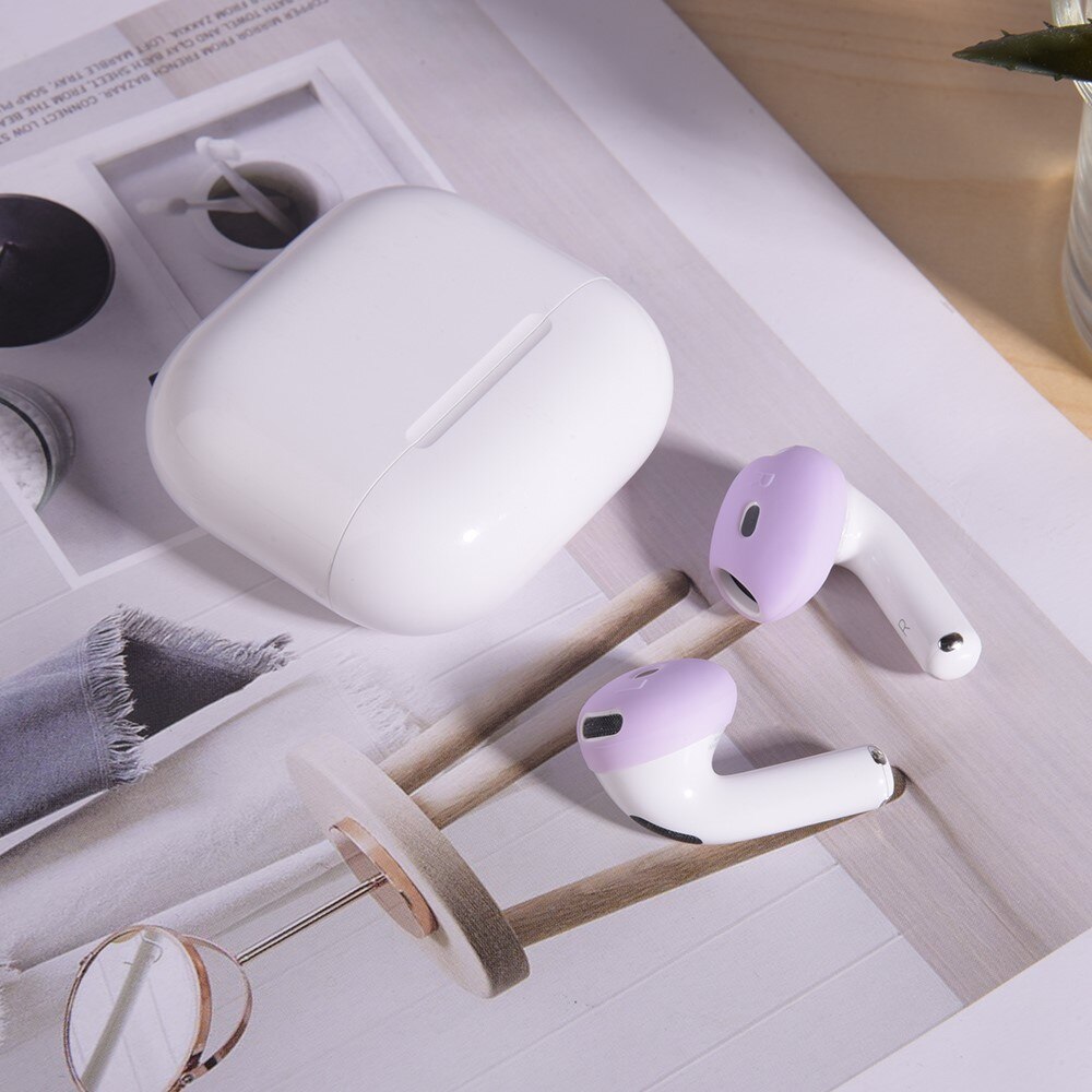 Earpads Silicona Apple AirPods 4 blanco esmerilado