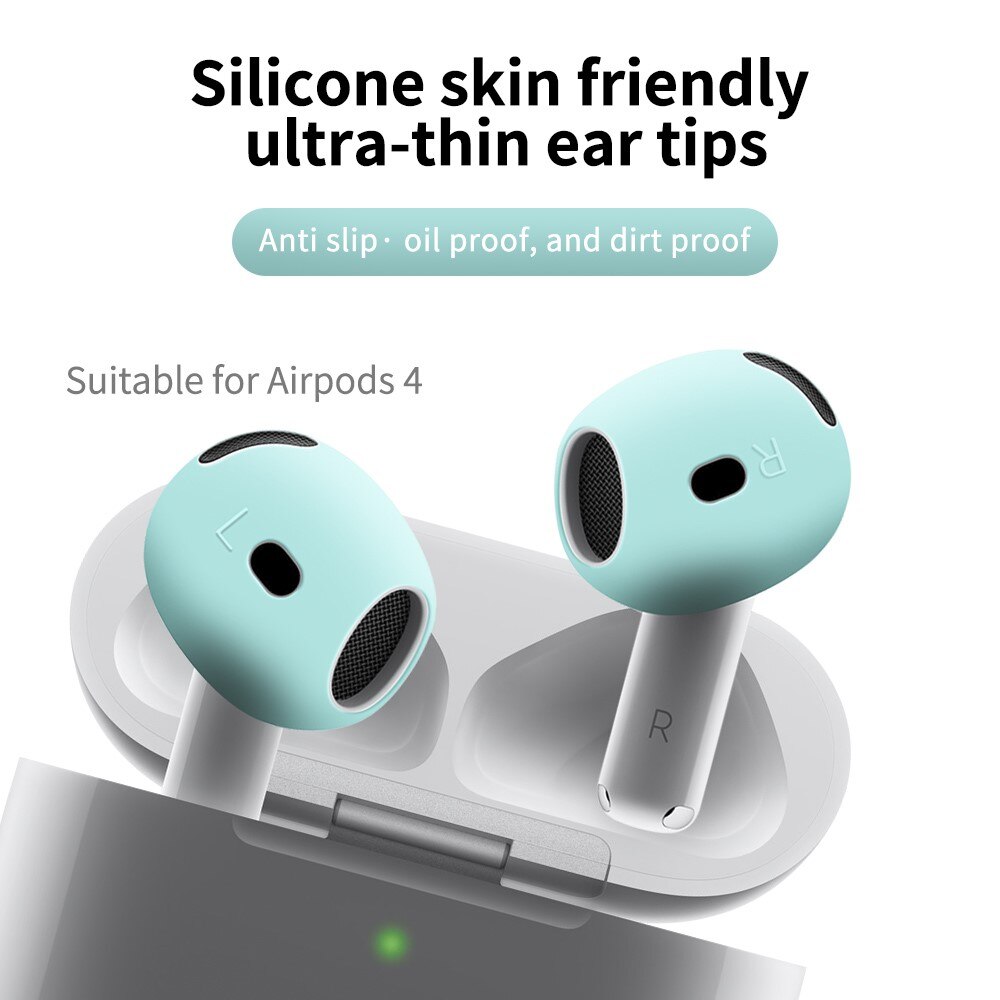 Earpads Silicona Apple AirPods 4 blanco esmerilado