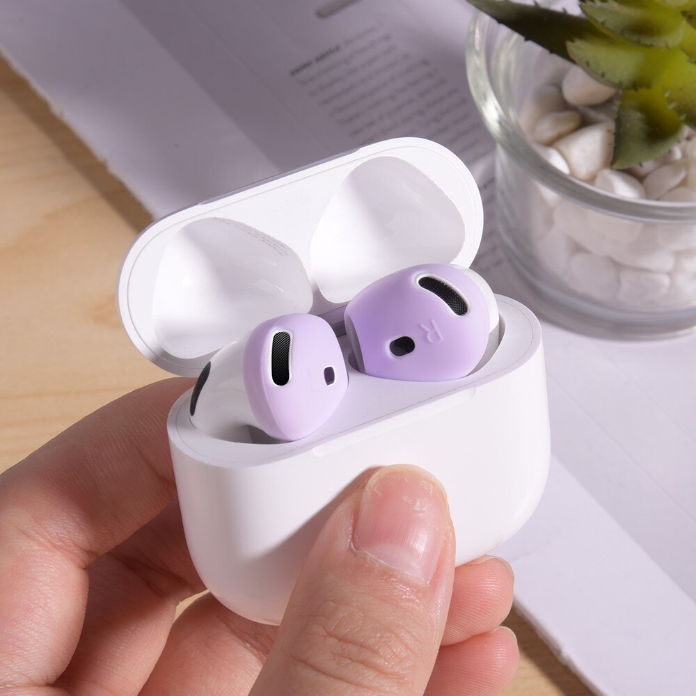 Earpads Silicona Apple AirPods 4 blanco esmerilado