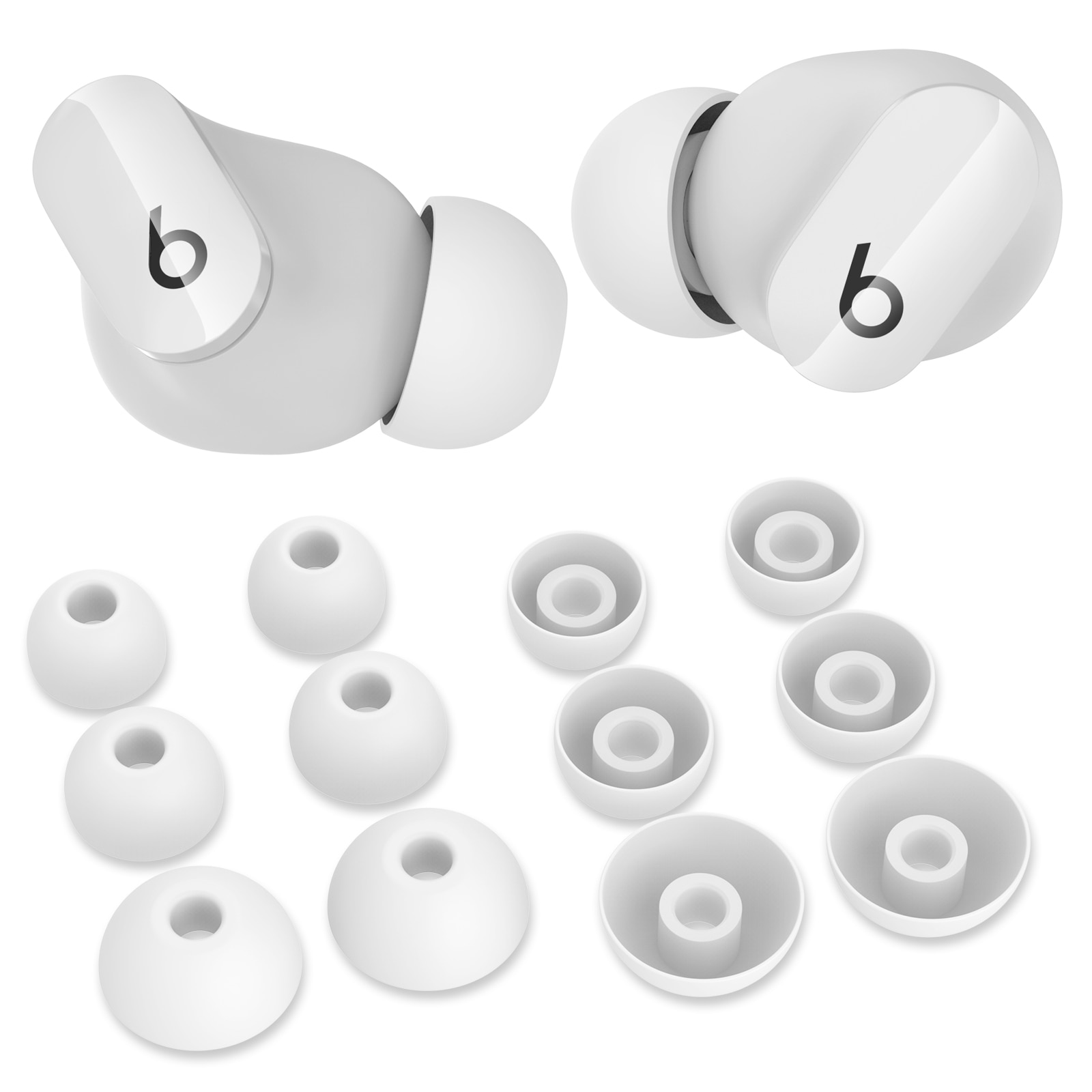 Ear Tips (3-pack) Beats Studio Buds Plus Blance