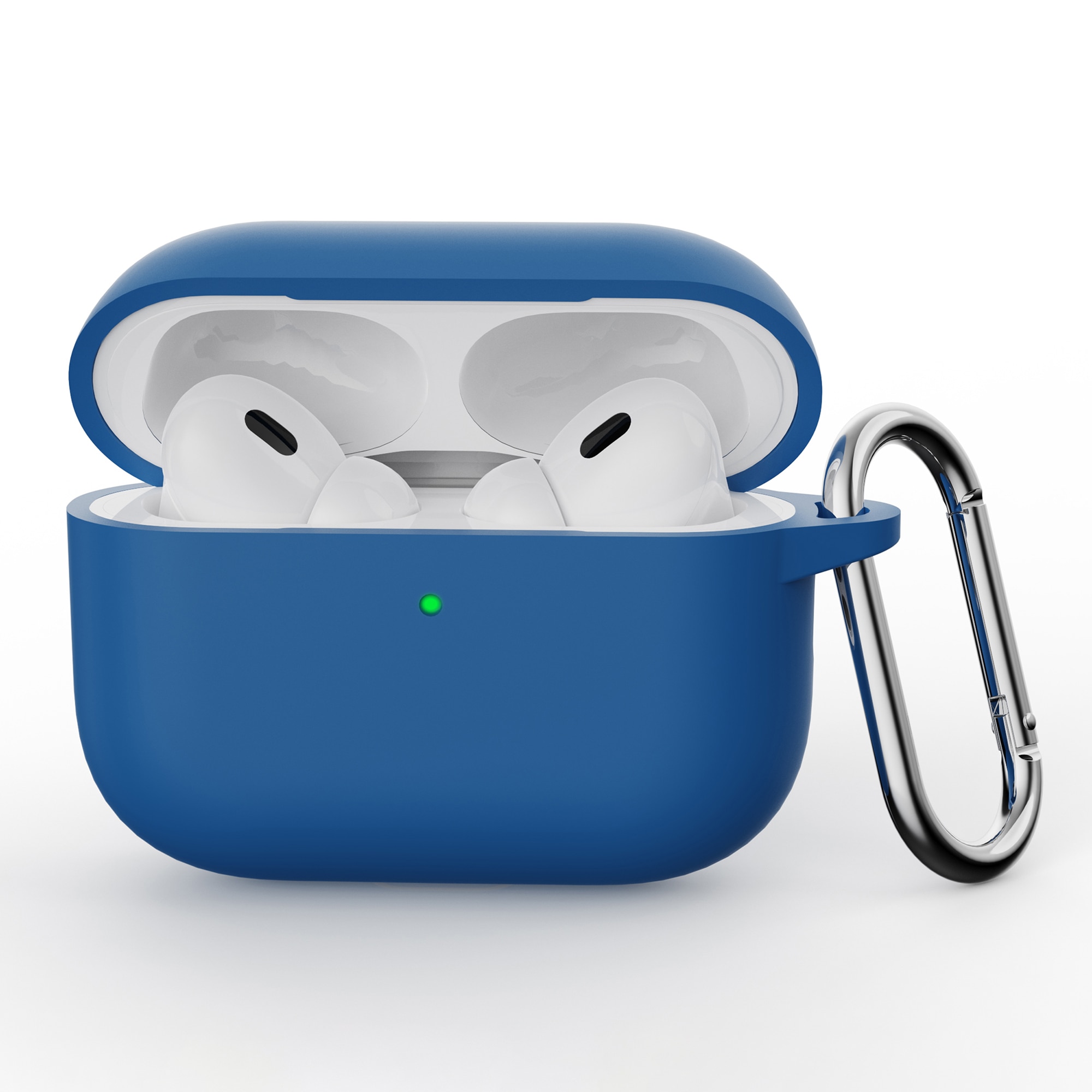 Funda de silicona con mosquetón Apple AirPods Pro 3 Azul oscuro