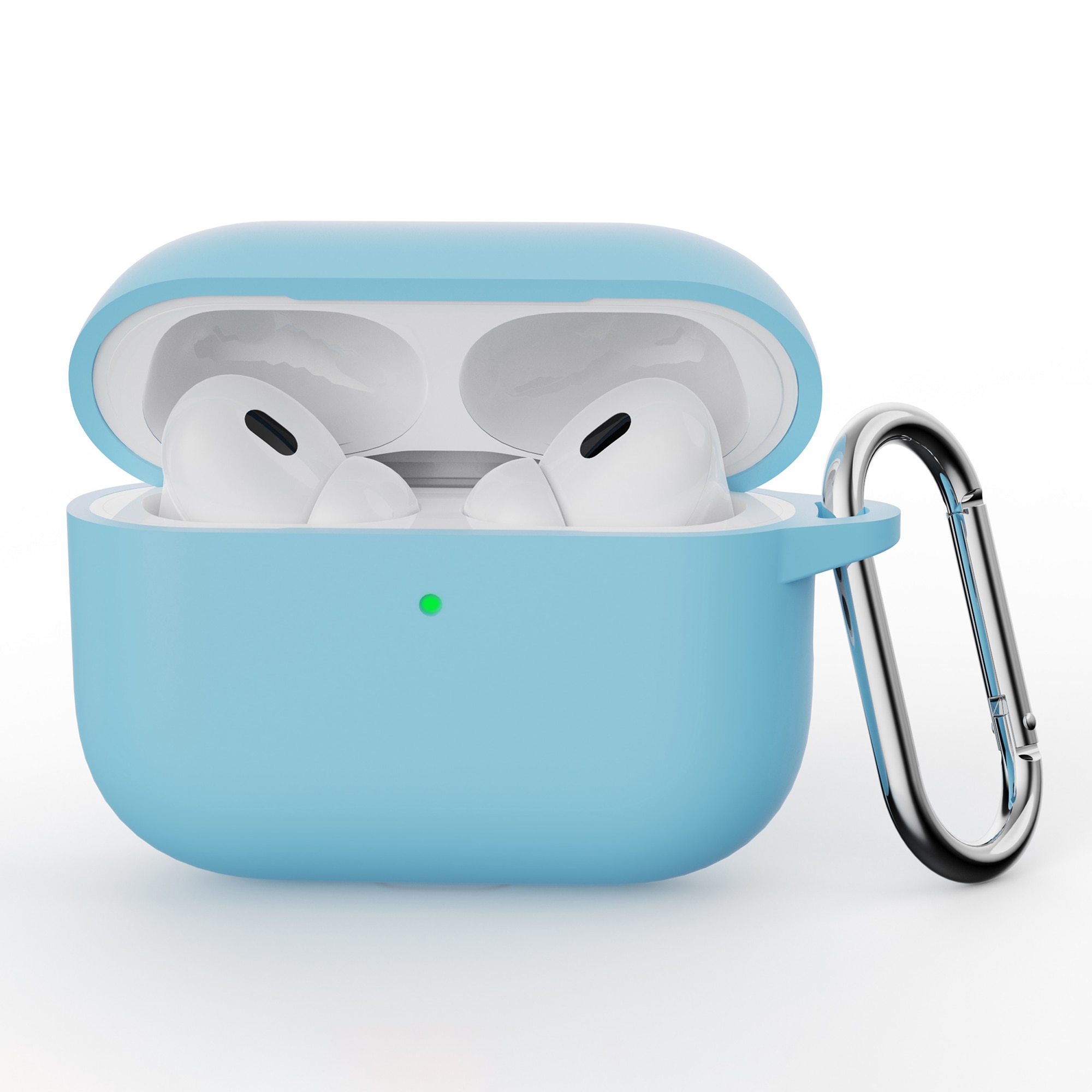 Funda de silicona con mosquetón Apple AirPods Pro 3 Azul