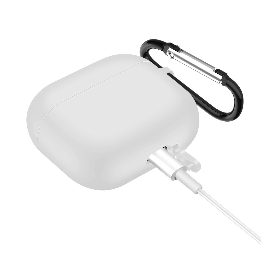 Funda de silicona con mosquetón AirPods 3 Blanco