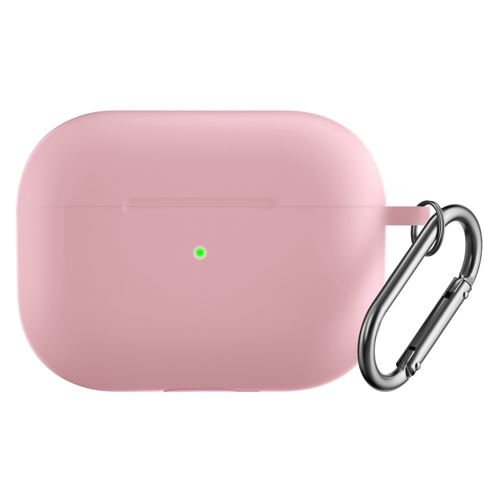 Funda de silicona con mosquetón AirPods Pro 2 Rosado