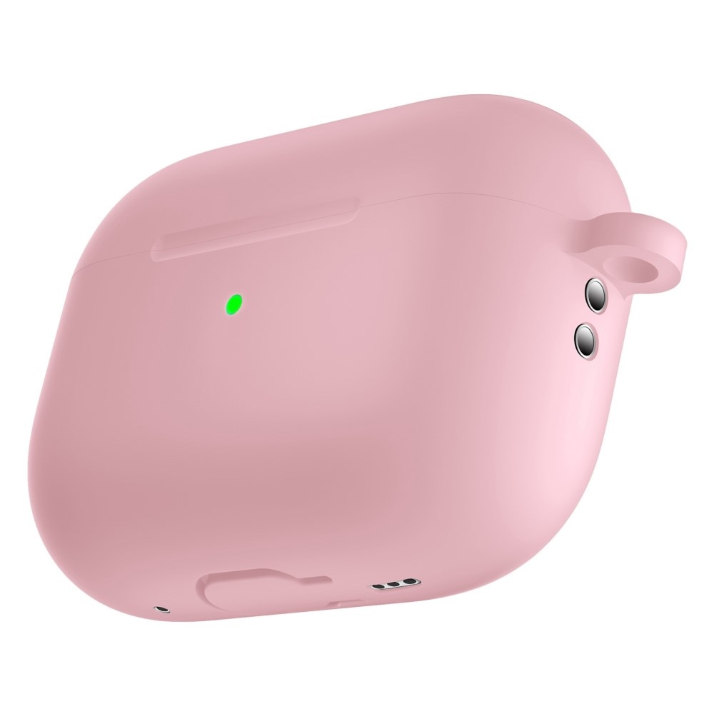 Funda de silicona con mosquetón AirPods Pro 2 Rosado