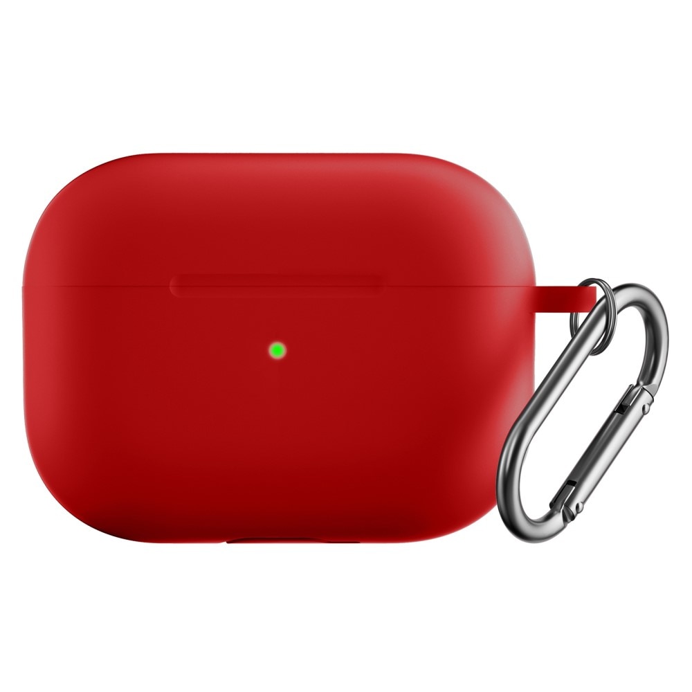 Funda de silicona con mosquetón AirPods Pro 2 Rojo