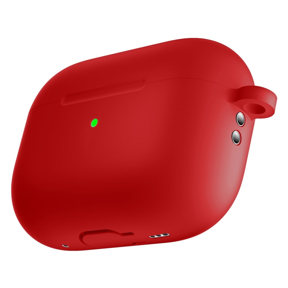 Funda de silicona con mosquetón AirPods Pro 2 Rojo