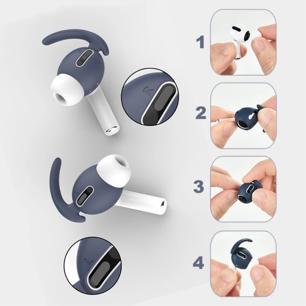 Sport Earhooks Silicone AirPods Pro Blanco