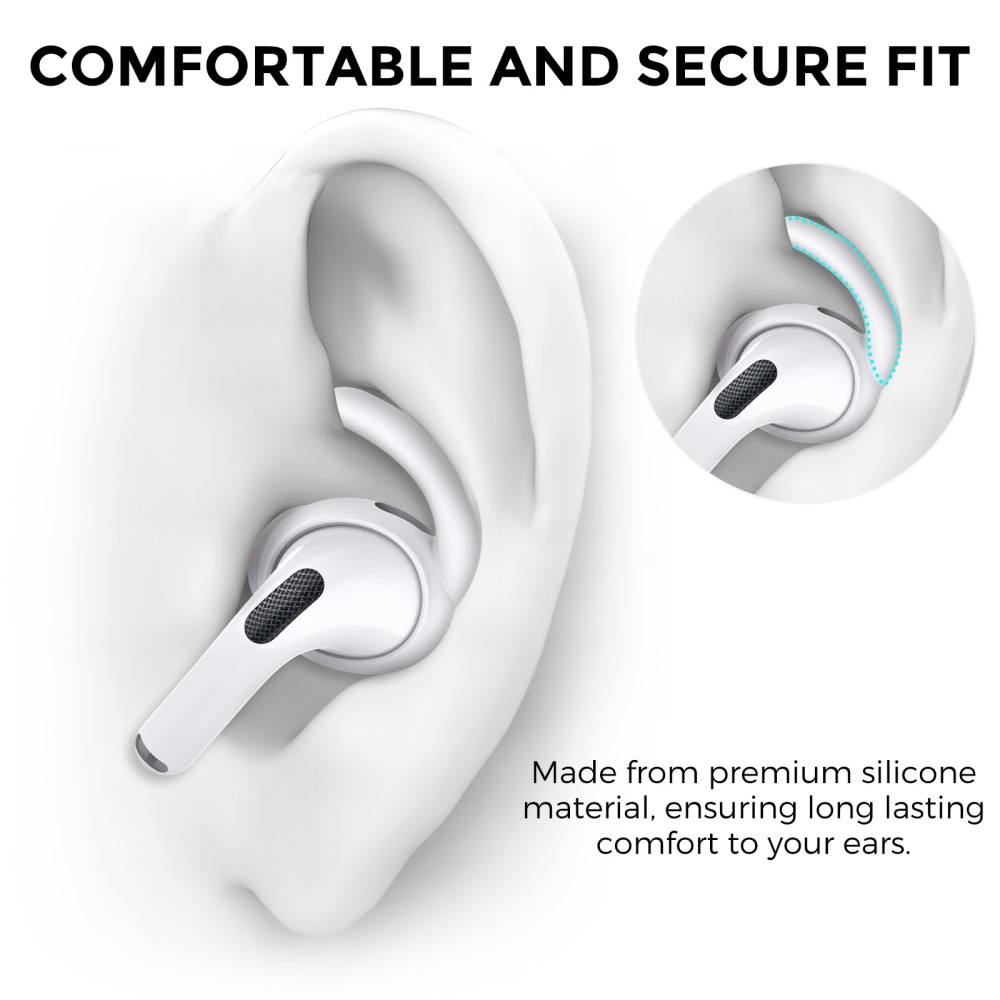 Sport Earhooks AirPods Pro 2 blanco