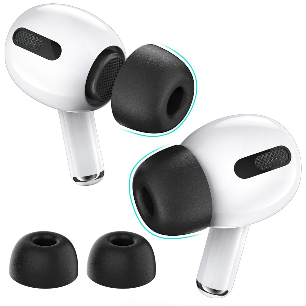 Memory Foam Ear Tips AirPods Pro 2 negro (Medium)