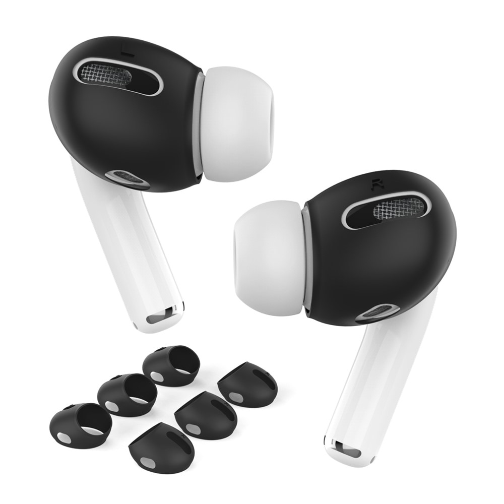 Earpads Silicona AirPods Pro (3 piezas) negro