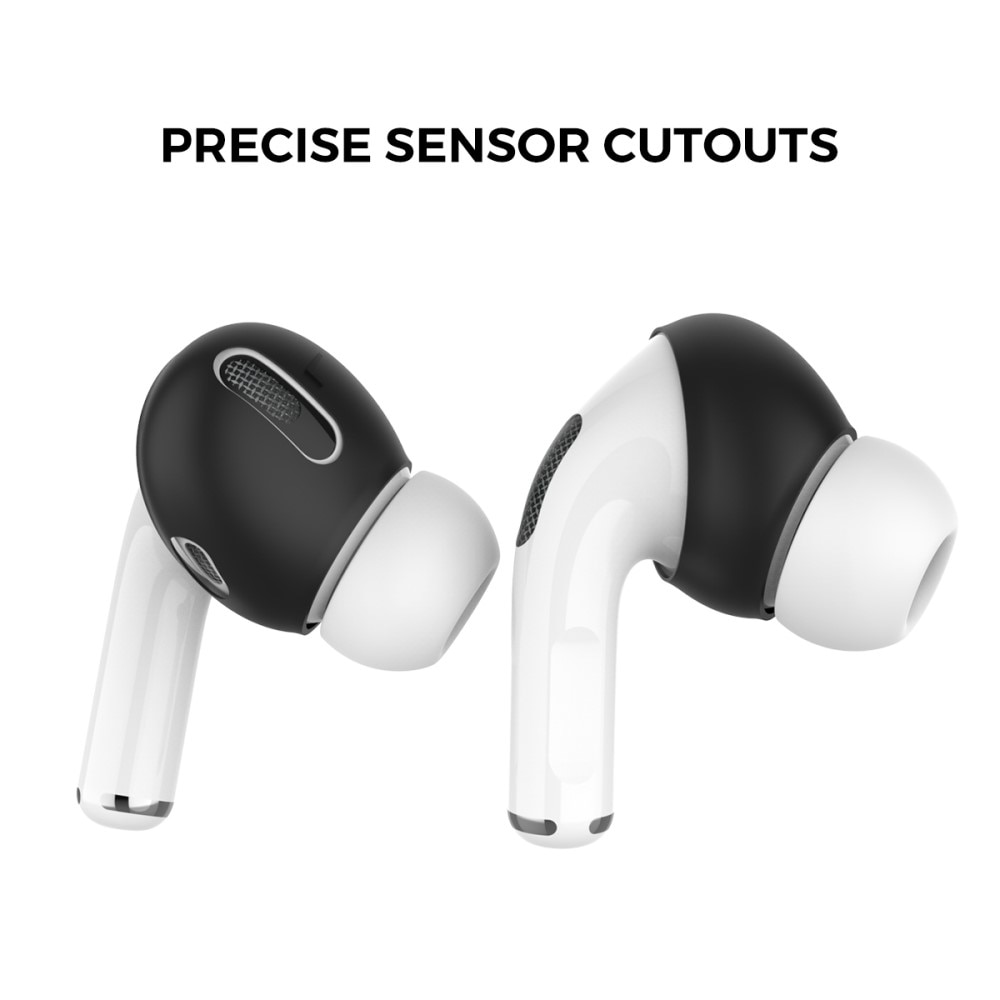 Earpads Silicona AirPods Pro (3 piezas) negro