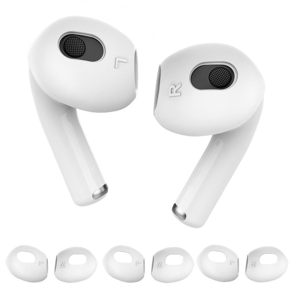 Earpads Silicona AirPods 3 (3 piezas) blanco