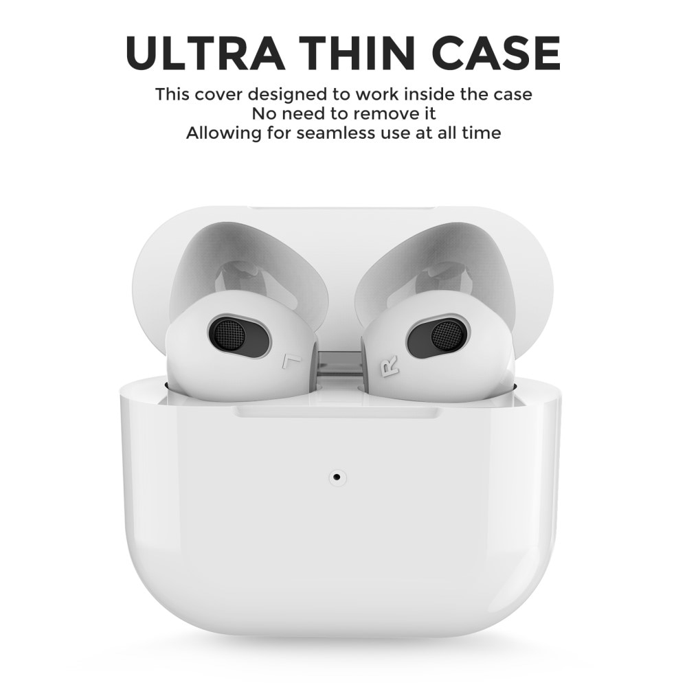 Earpads Silicona AirPods 3 (3 piezas) blanco