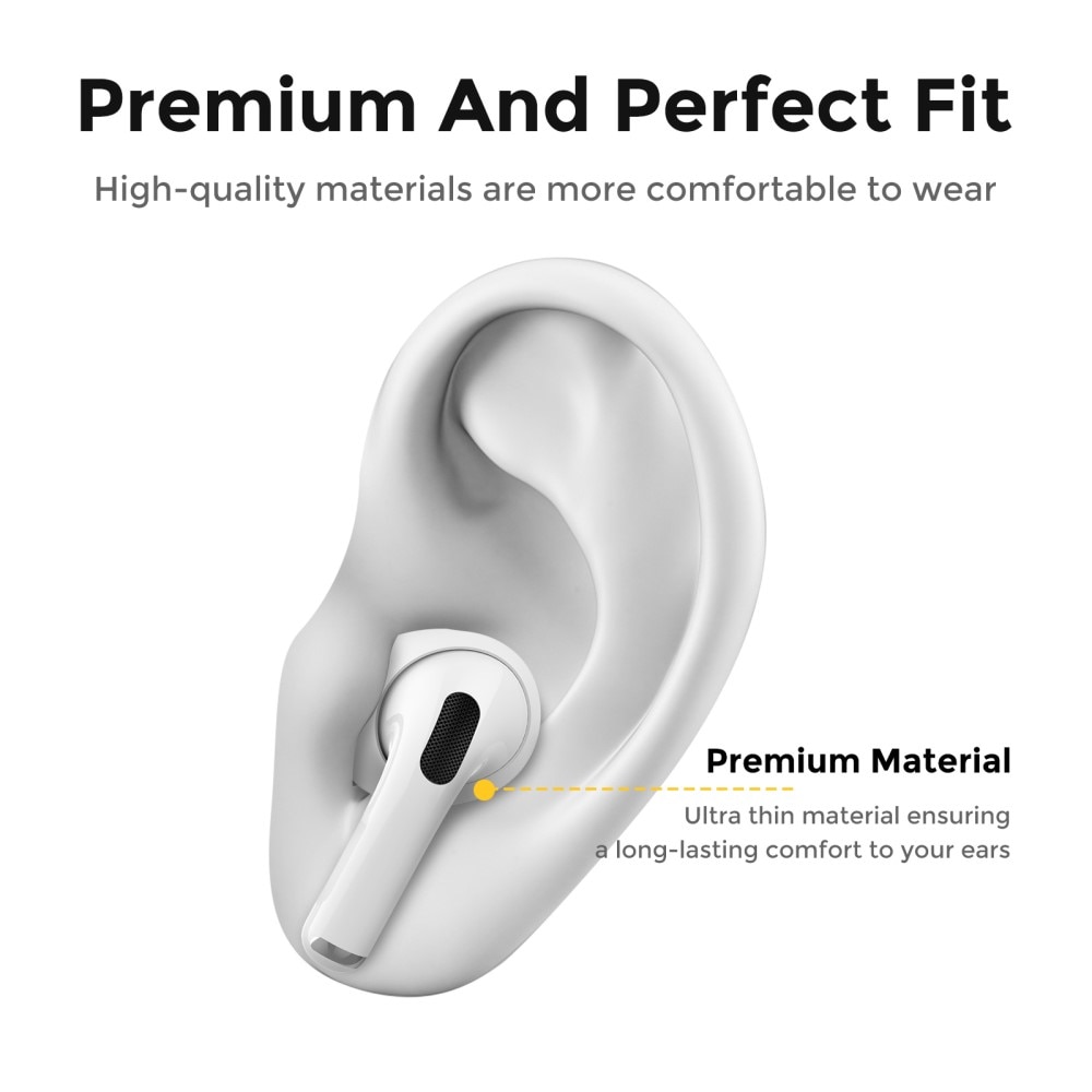 Earpads Silicona AirPods Pro 2 (3 piezas) blanco