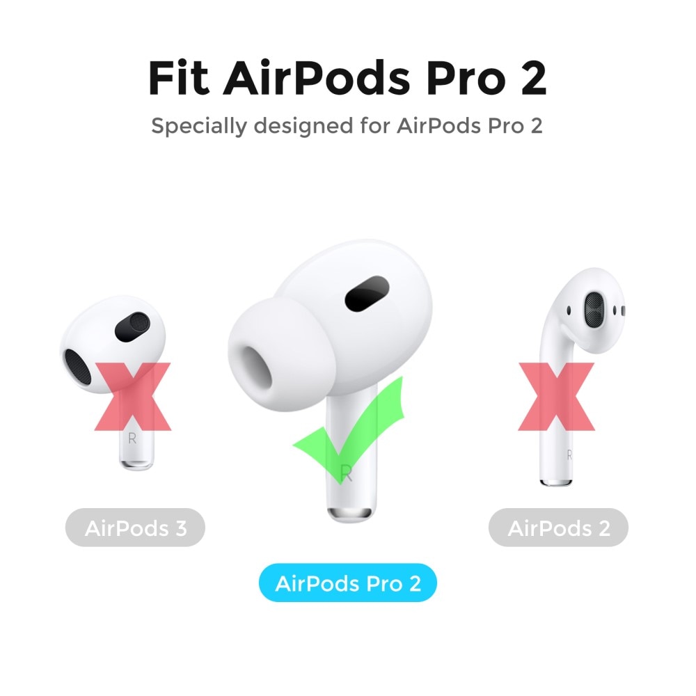 Earpads Silicona AirPods Pro 2 (3 piezas) blanco