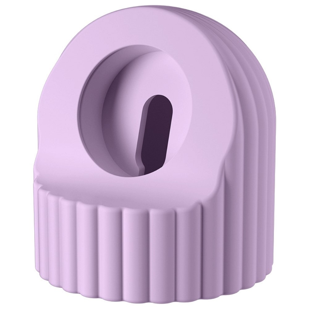 Soporte de carga acanalado Apple Watch, violeta