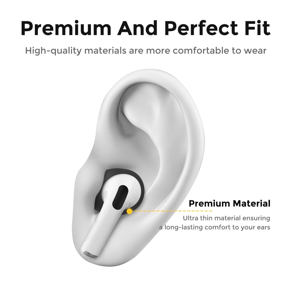 Earpads Silicona AirPods Pro 2 negro