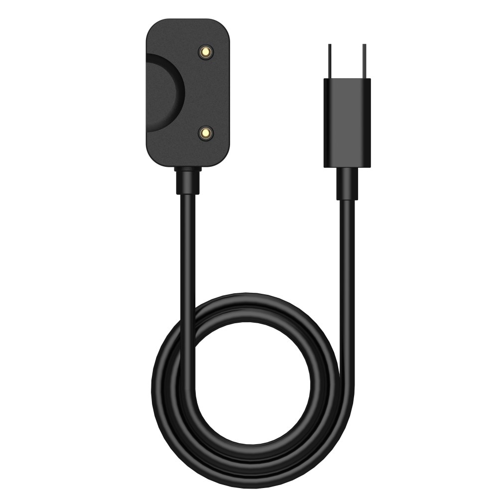 Cable de carga USB-C 1m para Garmin Enduro 3, negro