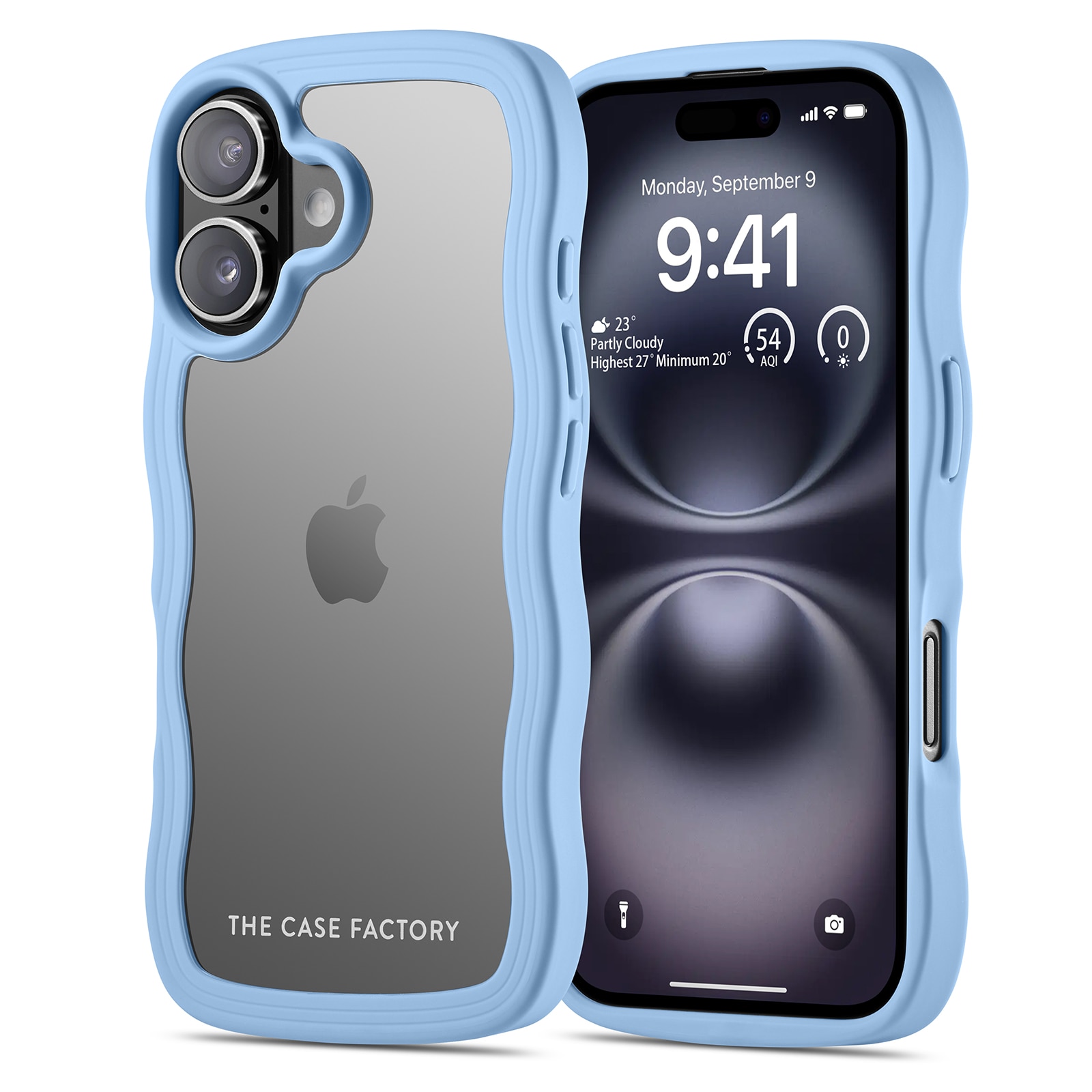 The Wave Case iPhone 16 Azul