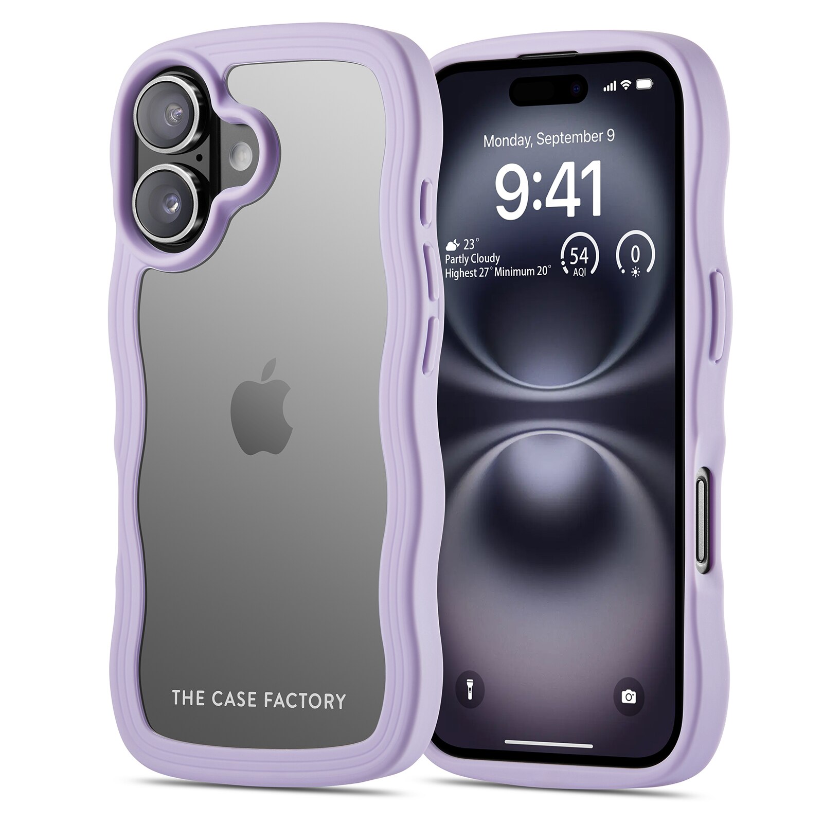 The Wave Case iPhone 16 Púrpura