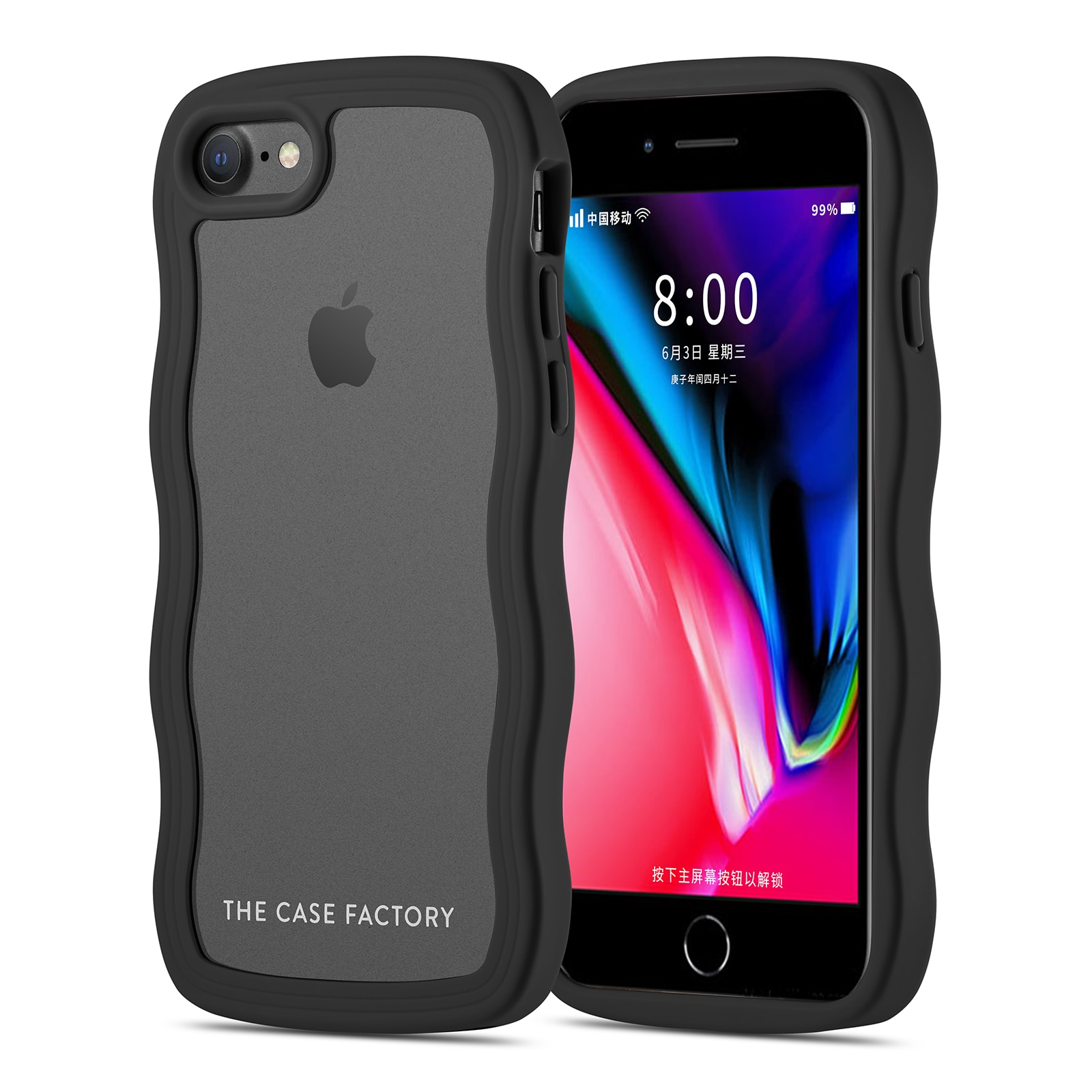 The Wave Case iPhone SE 2022 Negro