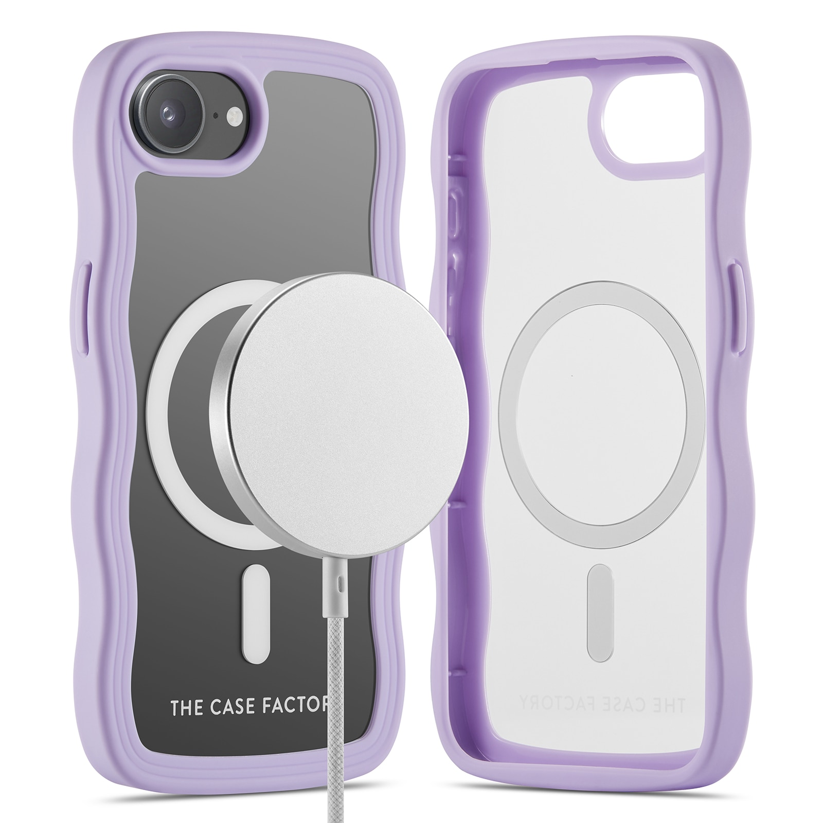 The Wave Mag Case iPhone 16e Púrpura