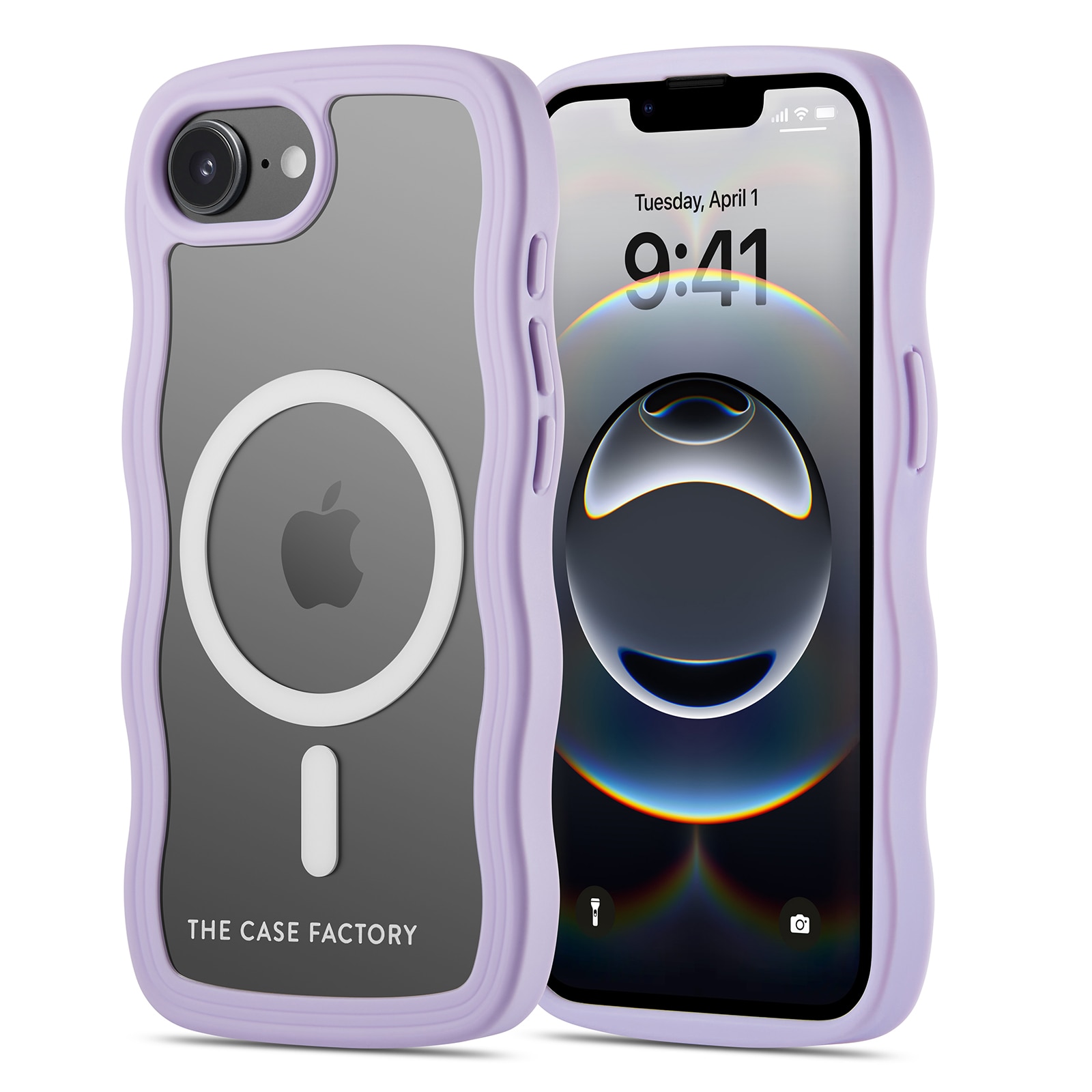 The Wave Mag Case iPhone 16e Púrpura