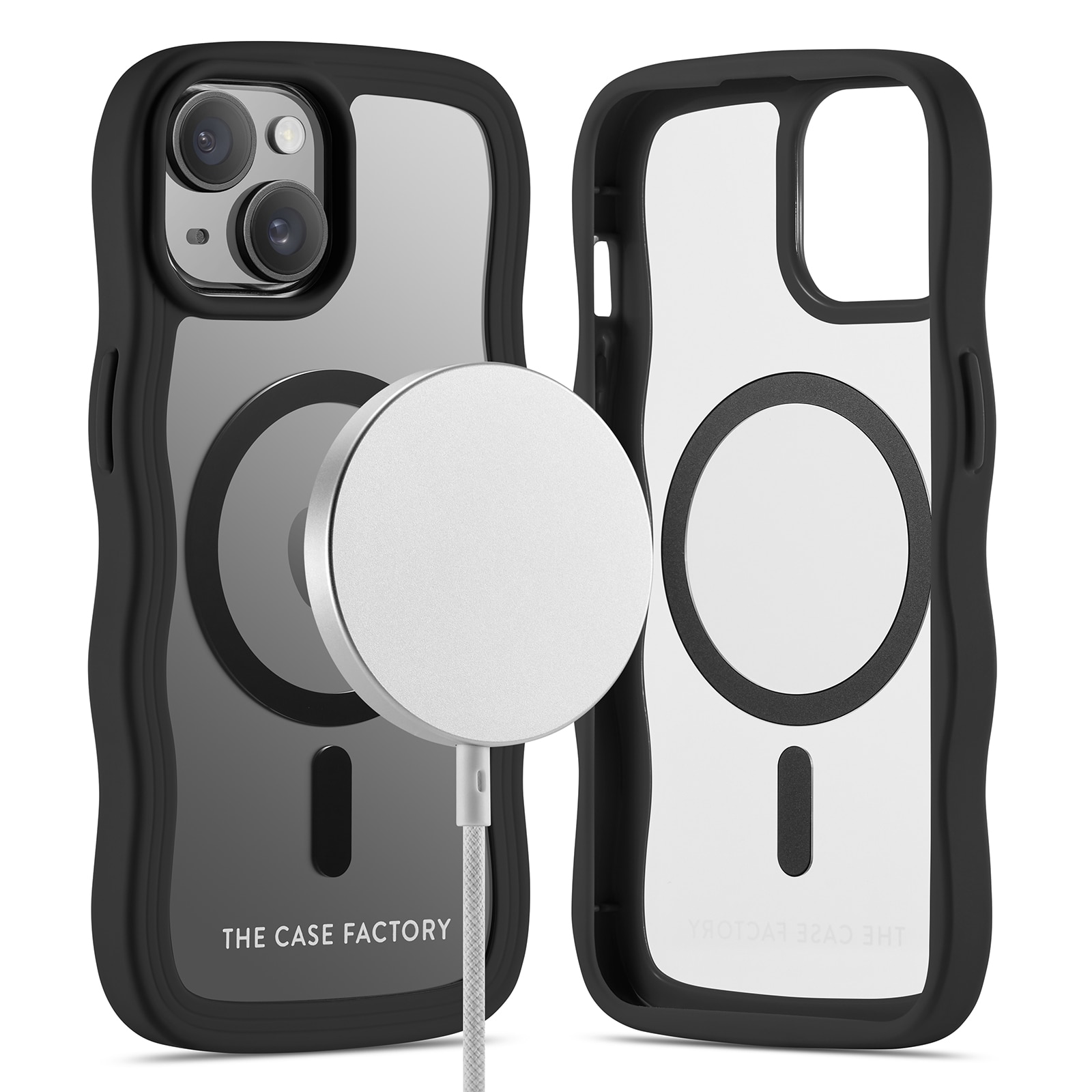 The Wave Mag Case iPhone 15 Negro