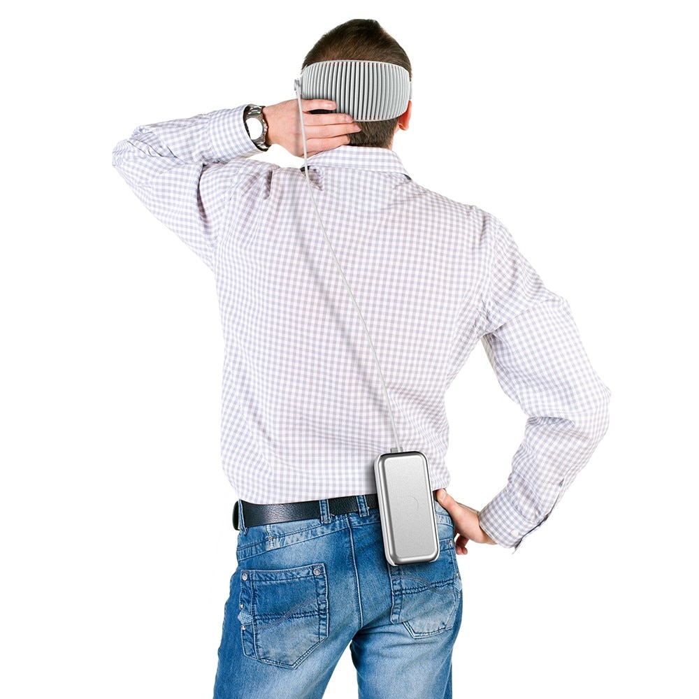 Funda con Clip y Correa para el hombro Apple Vision Pro Battery, blanco