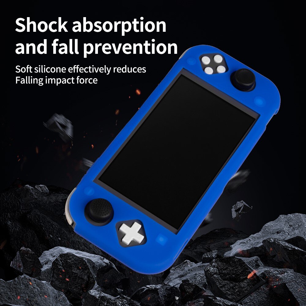 Funda de silicona Nintendo Switch Lite, negro