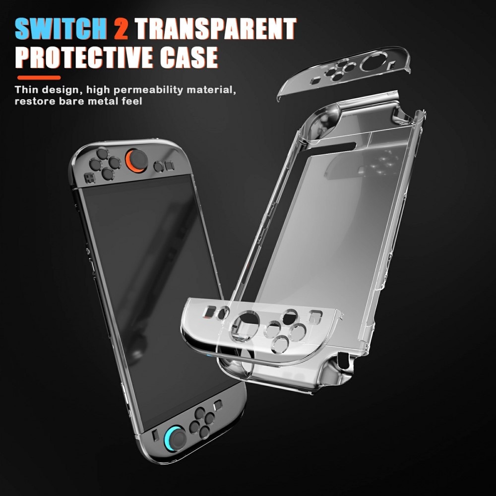 Funda Nintendo Switch 2 Transparente