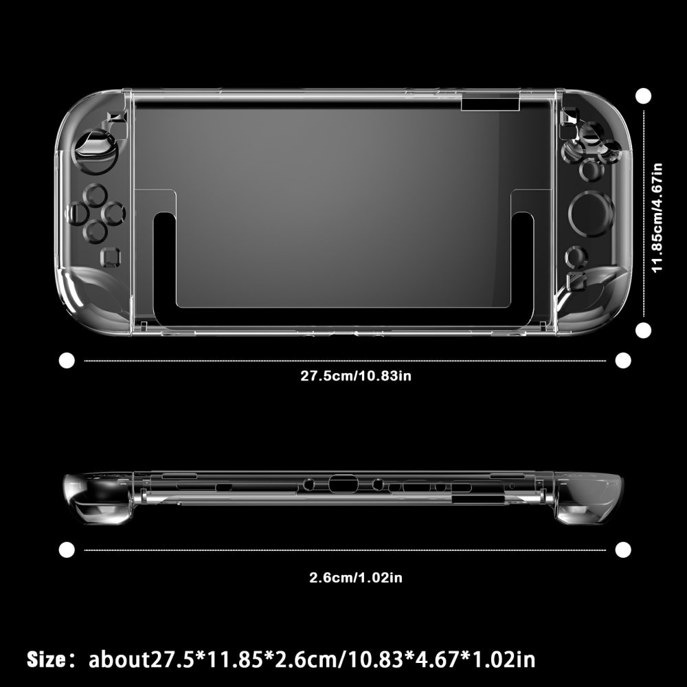 Funda Nintendo Switch 2 Transparente