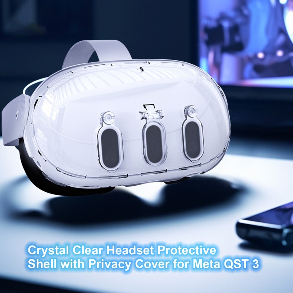 Funda Meta Quest 3 VR, transparente