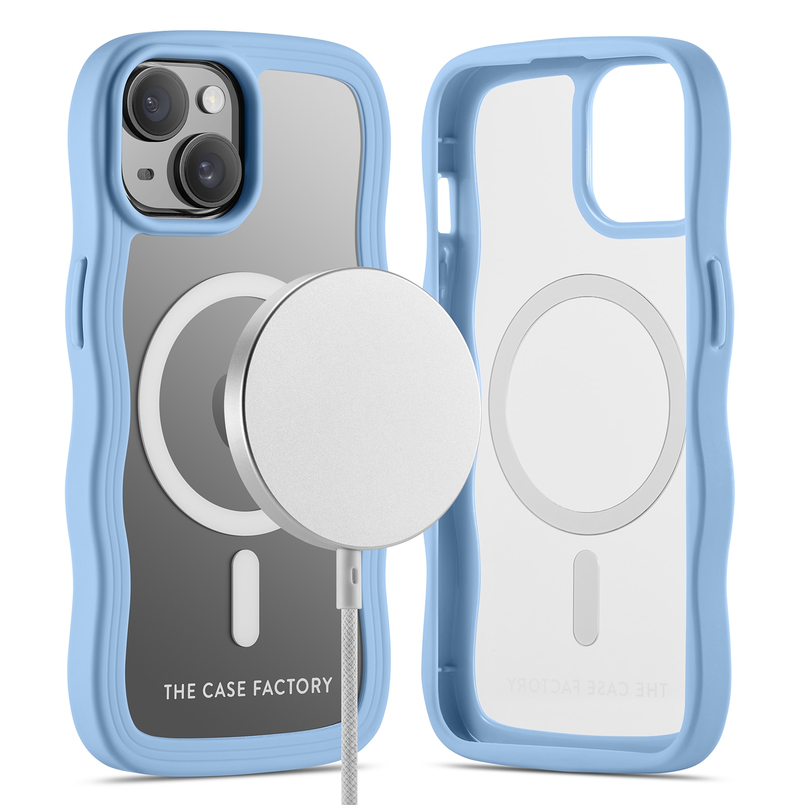 The Wave Mag Case iPhone 15 Azul