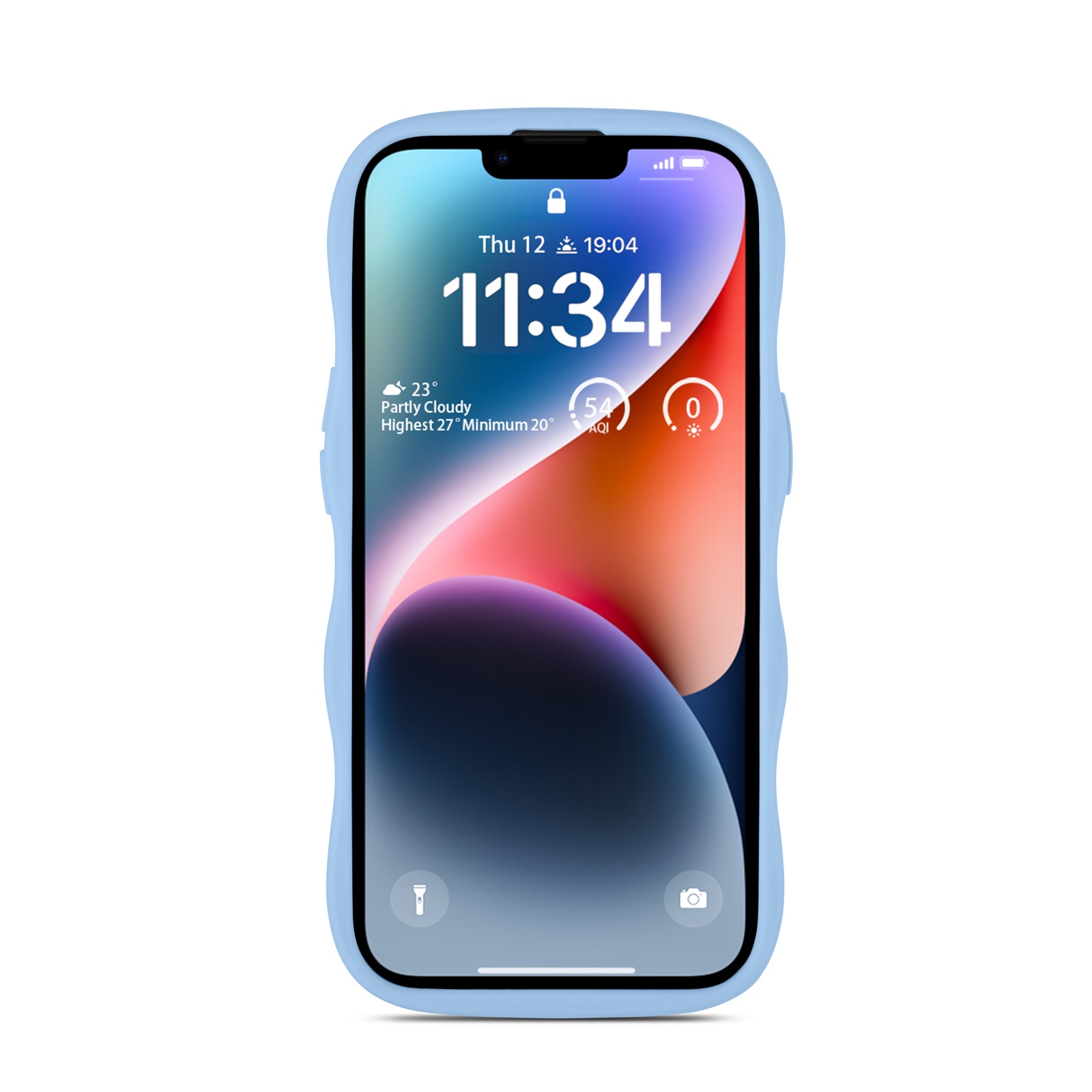 The Wave Case iPhone 15 Azul