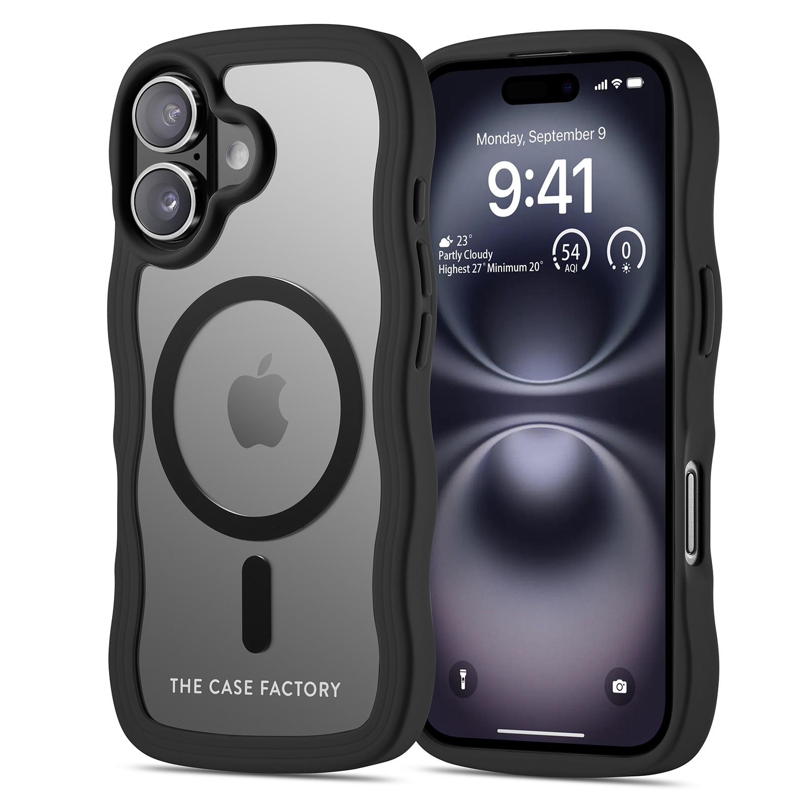 The Wave Mag Case iPhone 16 Negro