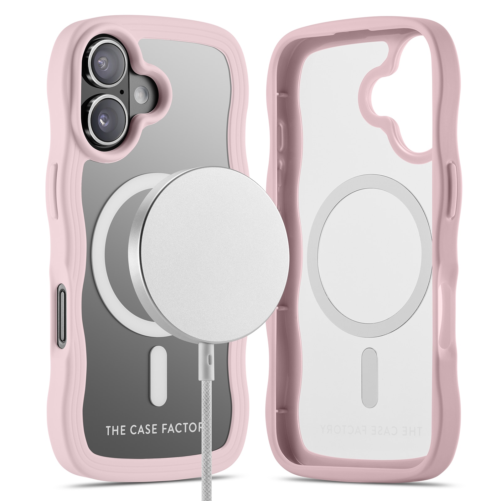 The Wave Mag Case iPhone 16 Rosa