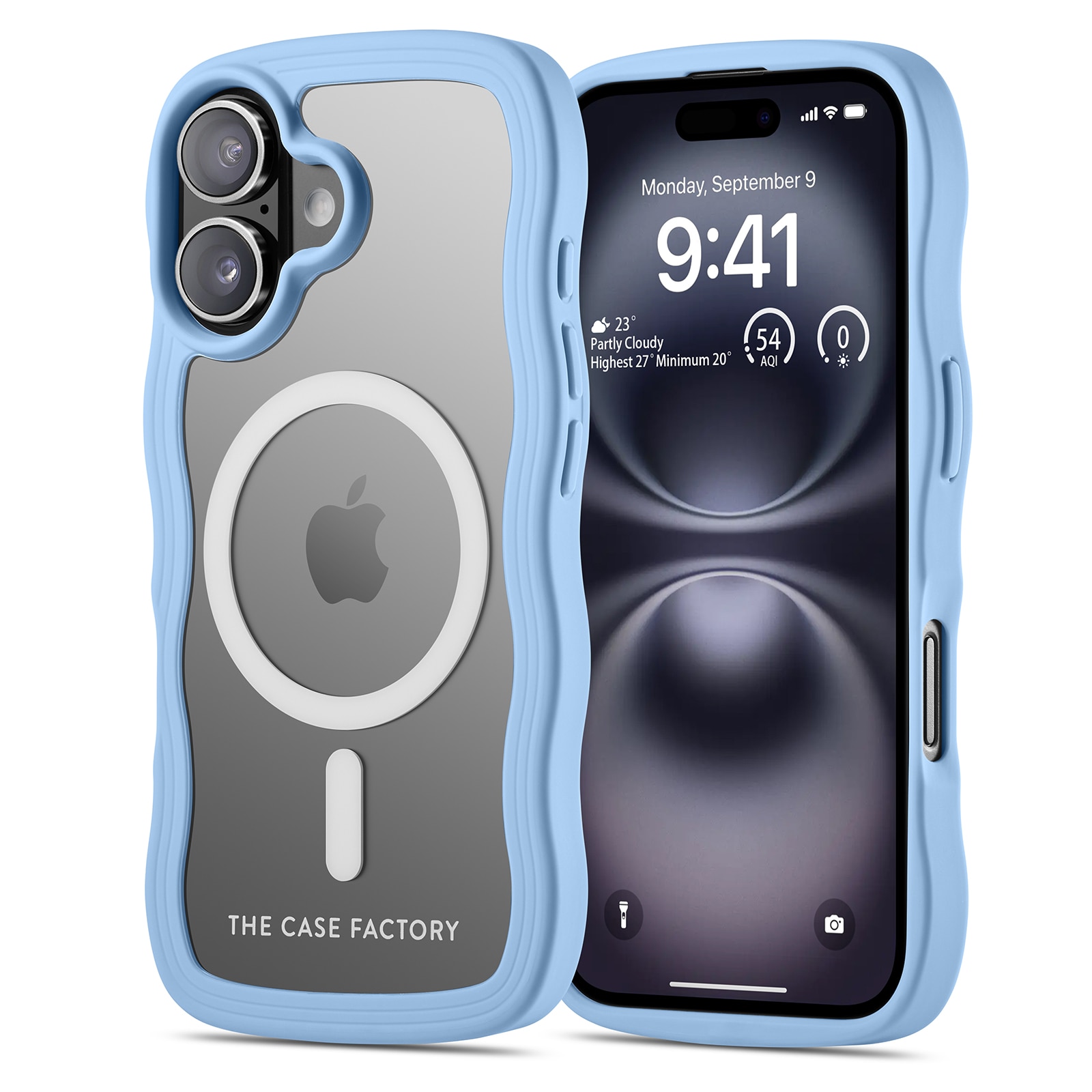 The Wave Mag Case iPhone 16 Azul