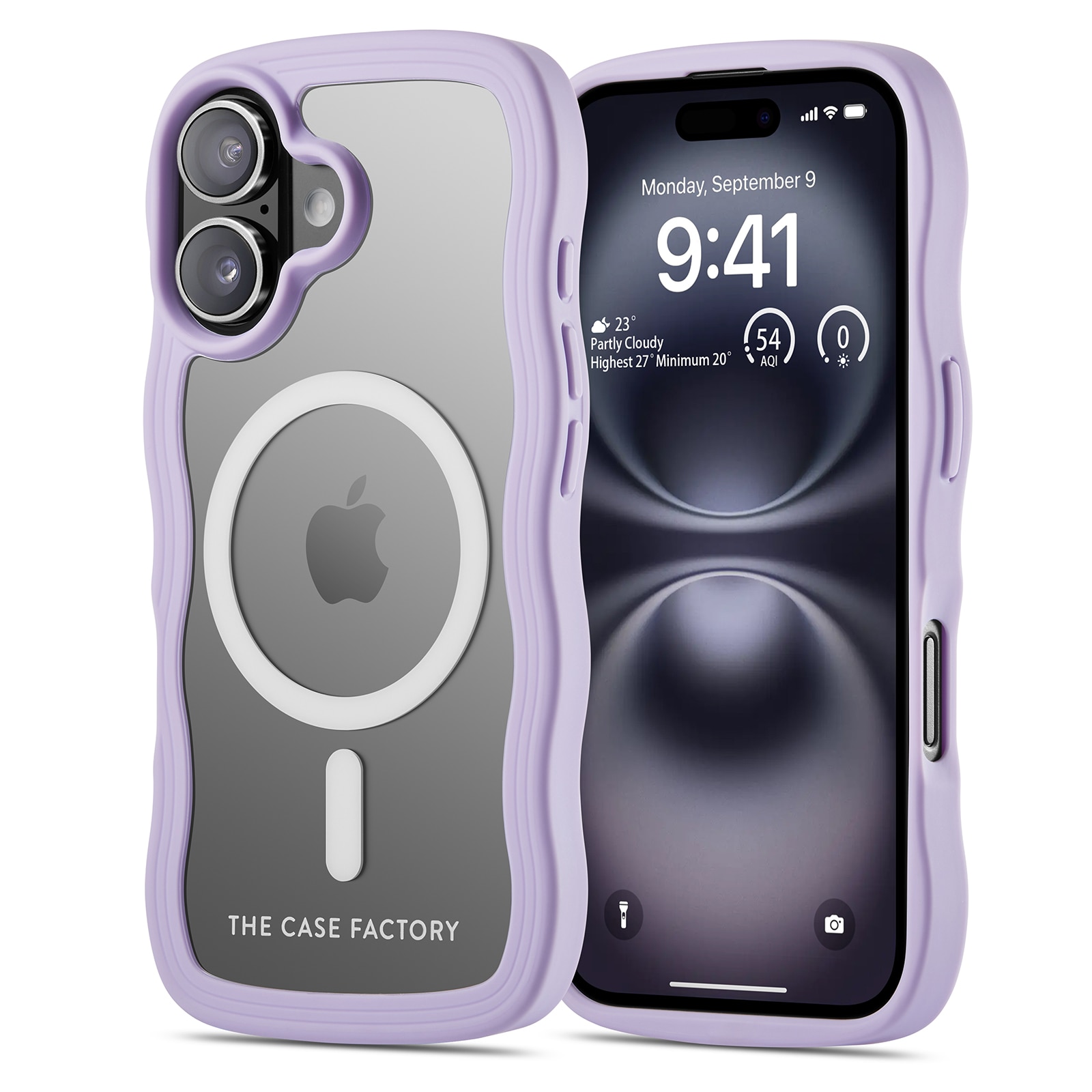 The Wave Mag Case iPhone 16 Púrpura