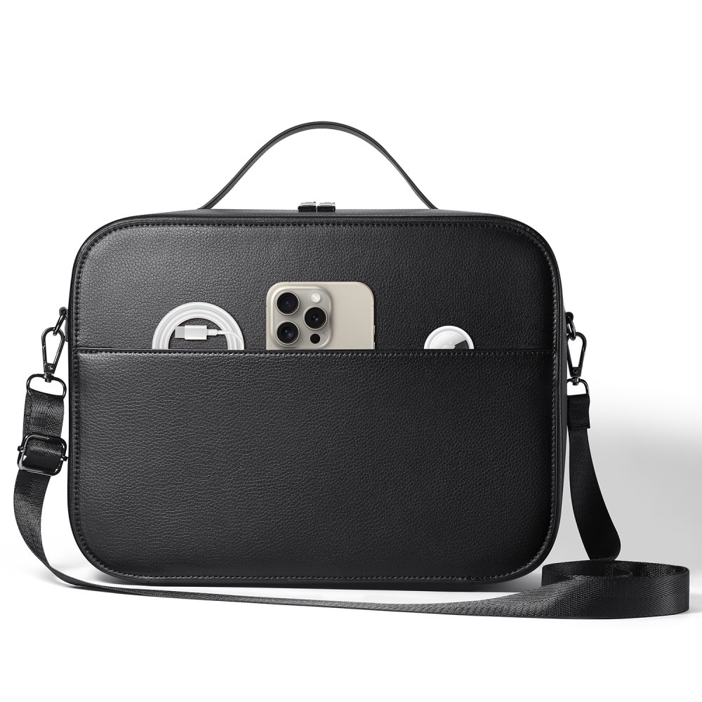 Bolsa de almacenamiento con correa de hombro para Apple Vision Pro, negro
